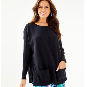 Lilly Pulitzer “Joslyn” sweater in black